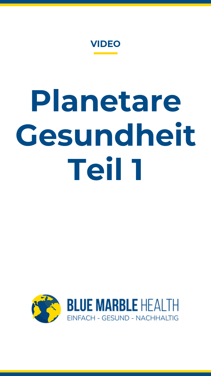 Zusammenfassung – Planetare Gesundheit Teil 1