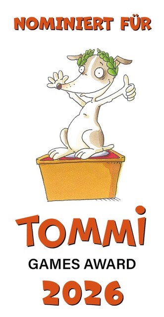 Nominiert für den TOMMI GAMES AWARD 2026